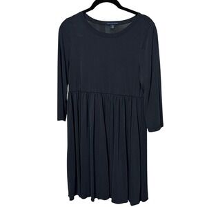 American Eagle‎ Outfitters Black Dress Long Sleeve Babydoll Mini Small
